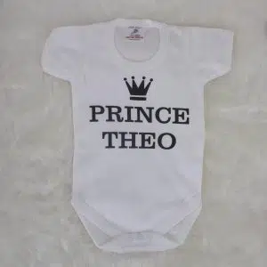 personalised baby clothes - royal wedding gift