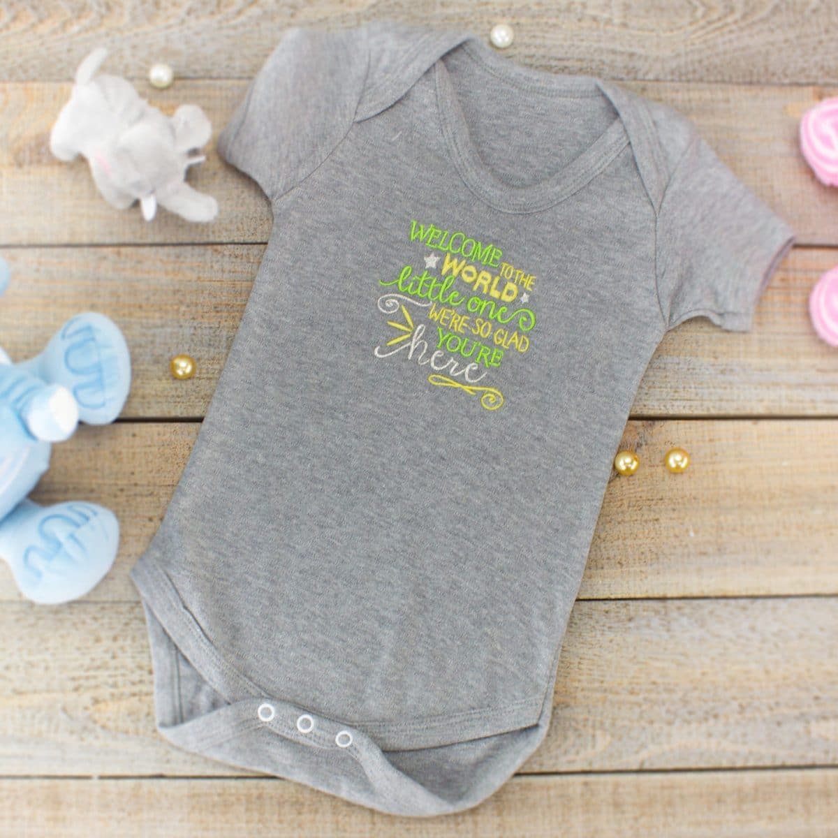Welcome To The World Little One – Baby Bodysuit