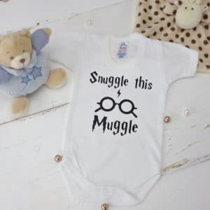 harry potter baby clothes - snuggle this muggle