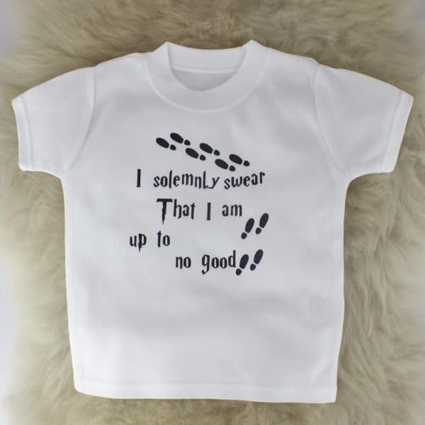 Harry Potter Baby Bodysuit/T-Shirt “I Solemnly Swear I am up to no Good”