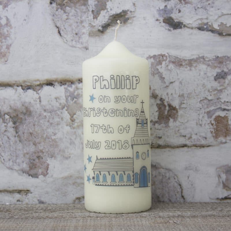 Personalised Christening Candle - Personalised Christening Candle