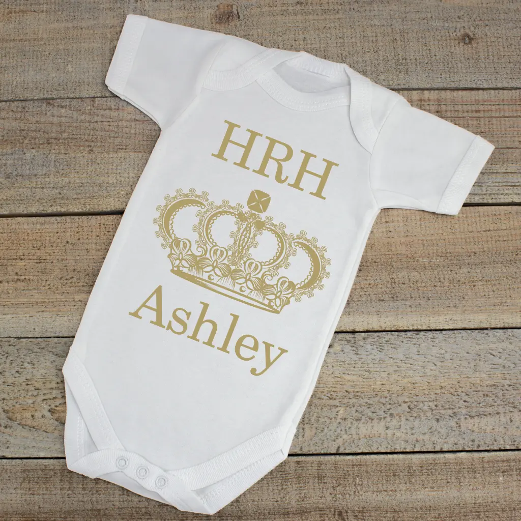Personalised Royal Baby Bodysuit