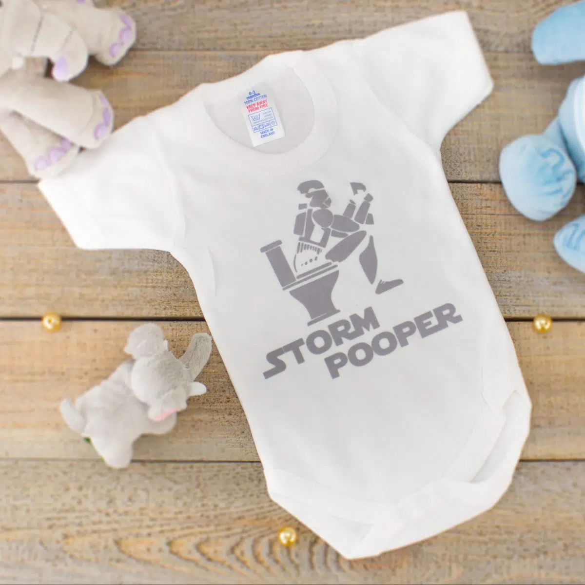star wars baby clothes - storm pooper
