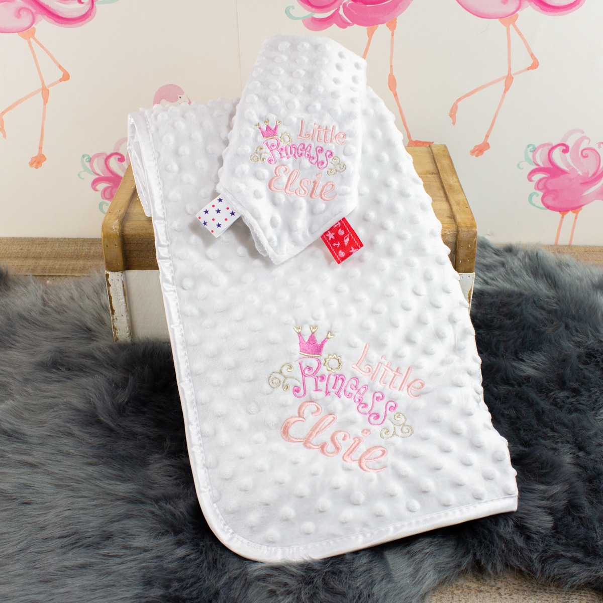 Personalised Princess Blanket & Comforter Gift Set