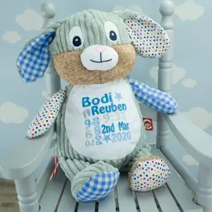 Personalised Baby Boy Bunny Rabbit Soft Toy
