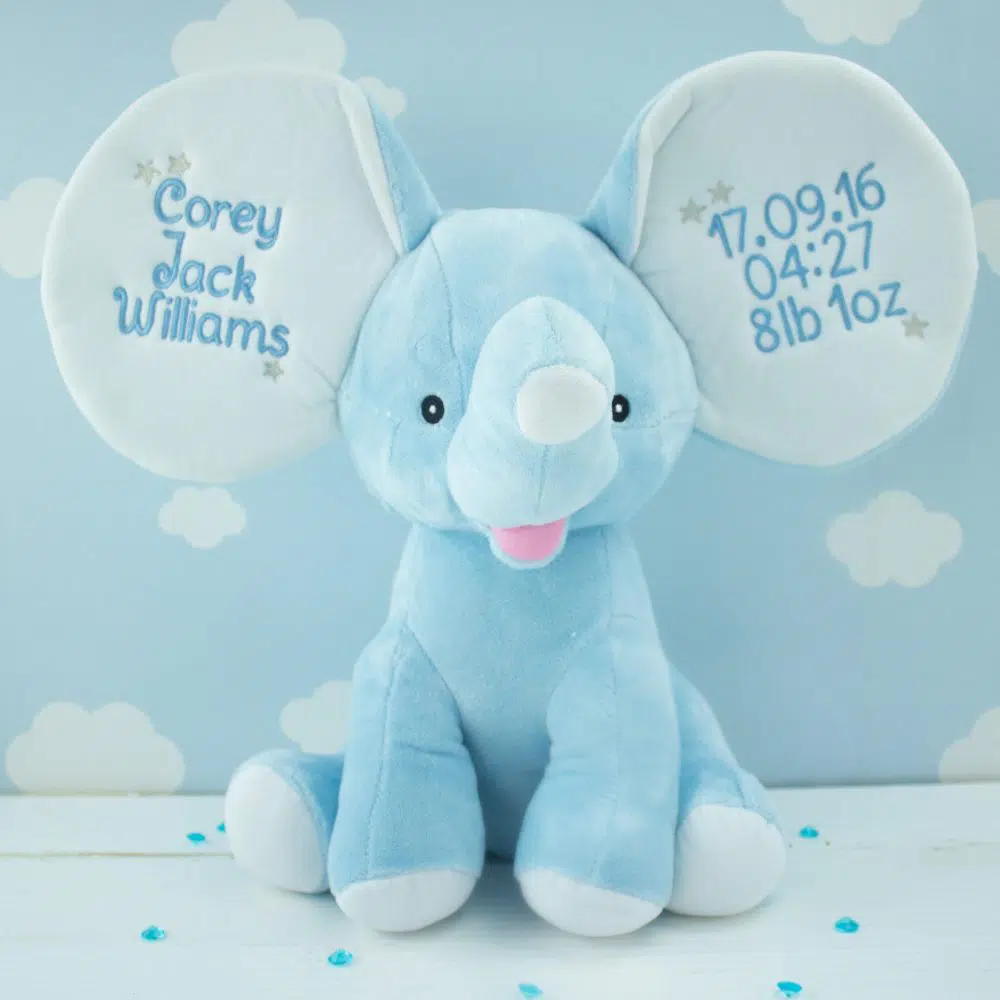 Personalised Dumble elephant - personalised soft toy