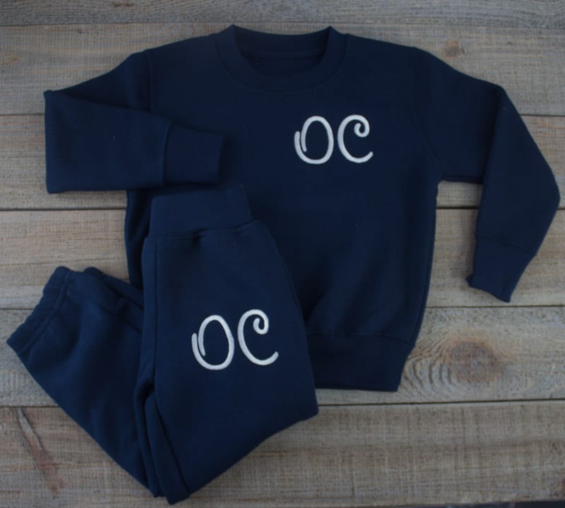 baby tracksuits personalised