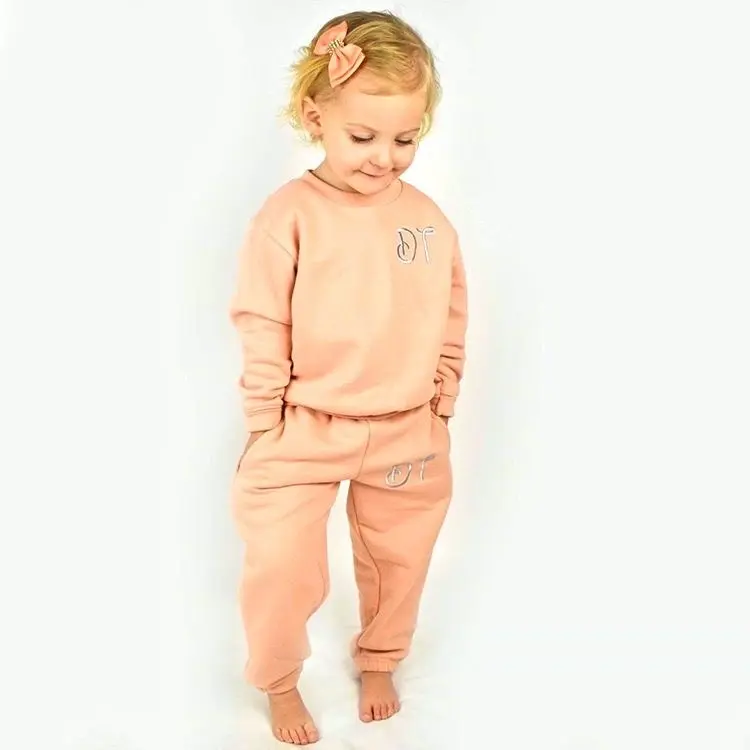 Personalised Baby Girl Tracksuit - Dusky Pink