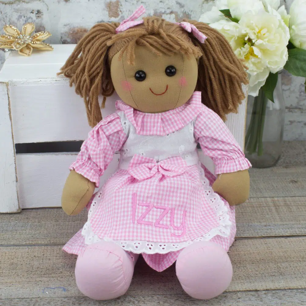 personalised rag doll - baby girl gift