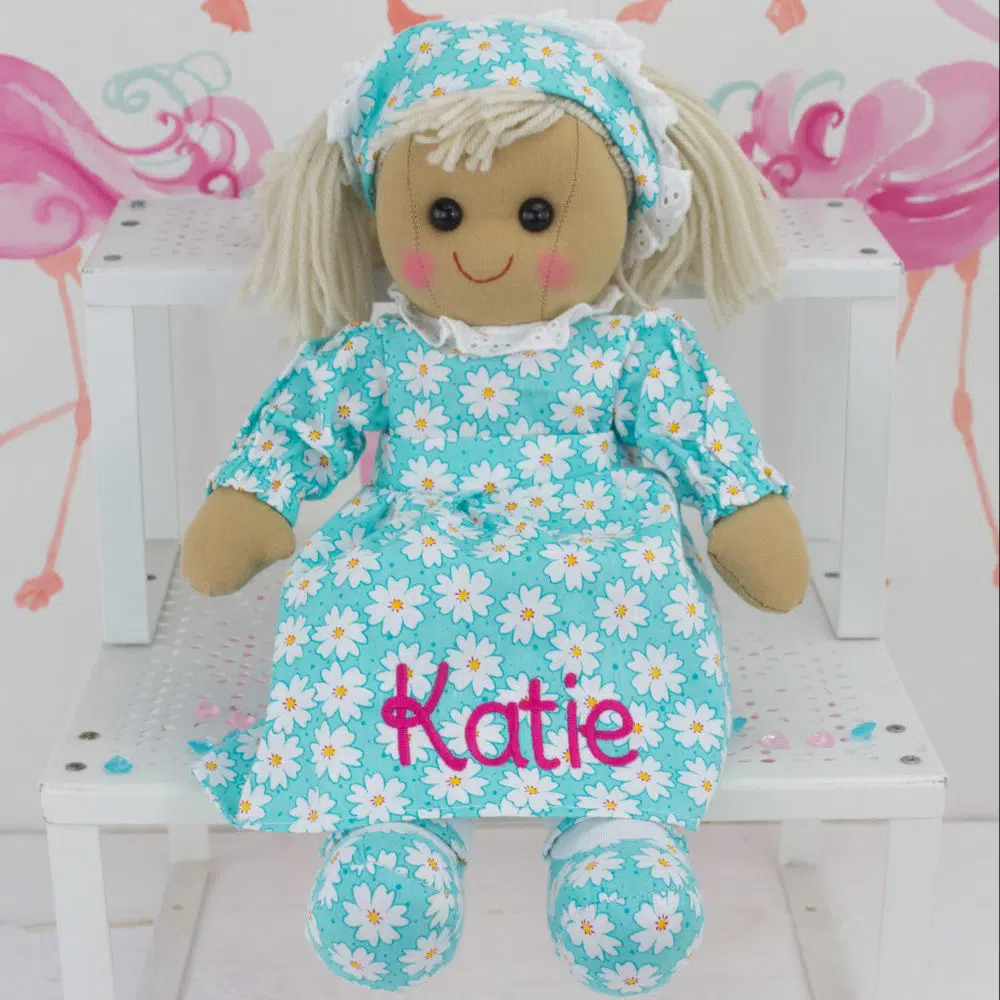 Personalised baby girl doll