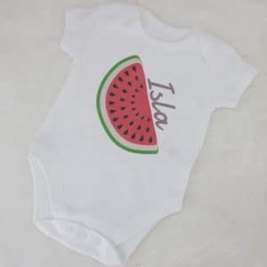 personalised baby summer clothes