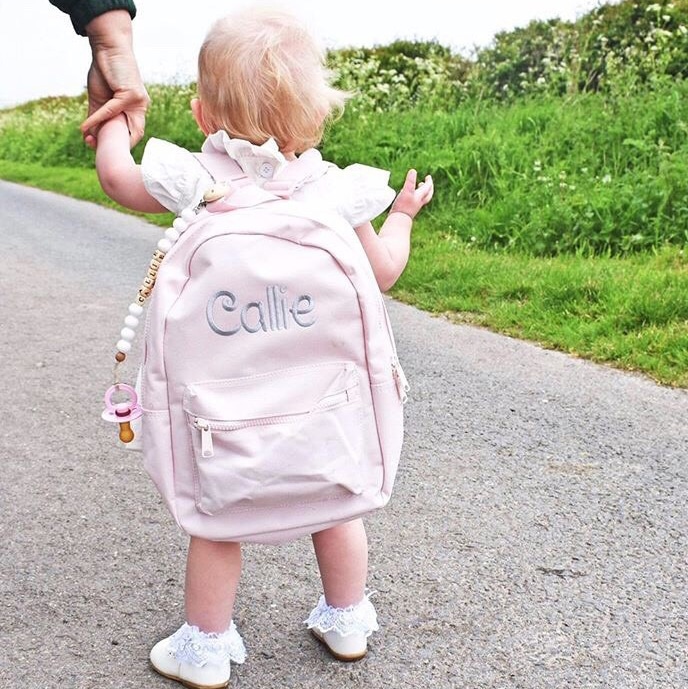 ‘Personalised Pink Toddler & Kids Backpack’