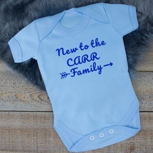 Personalised boys baby shower gift