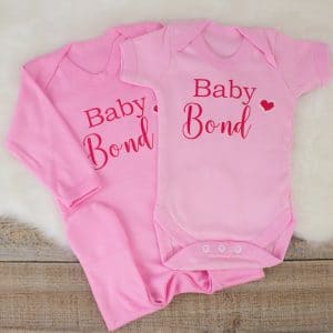 Personalised baby girl clothes gift set - baby shower