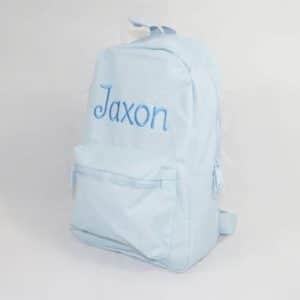 Personalised Blue Baby Backpack