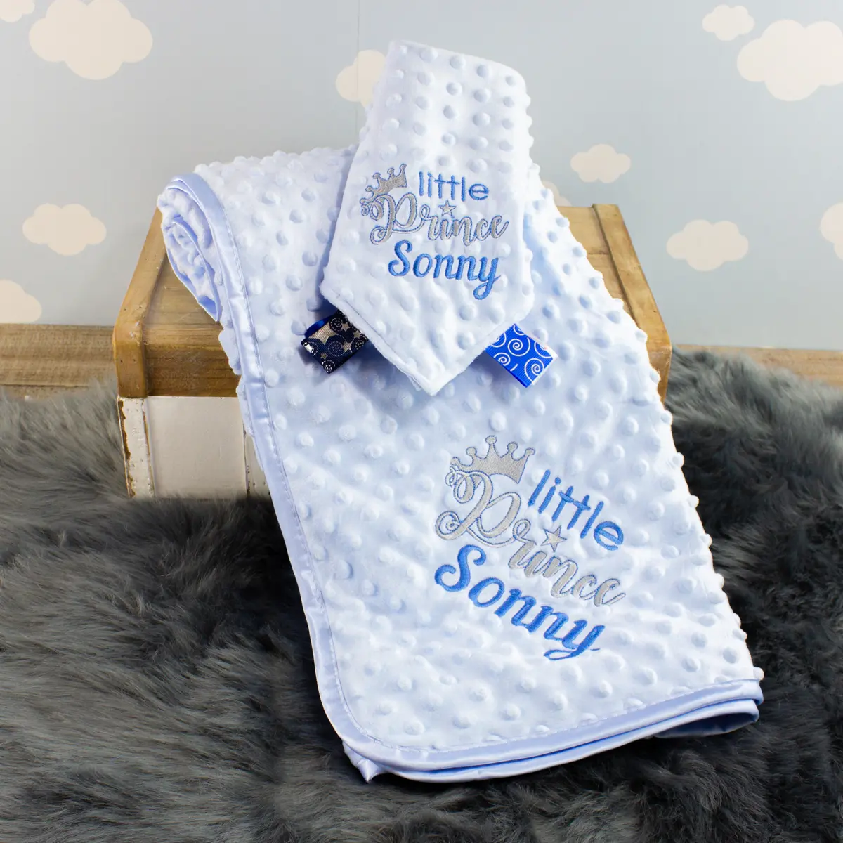 Personalised Prince Baby Gift Set