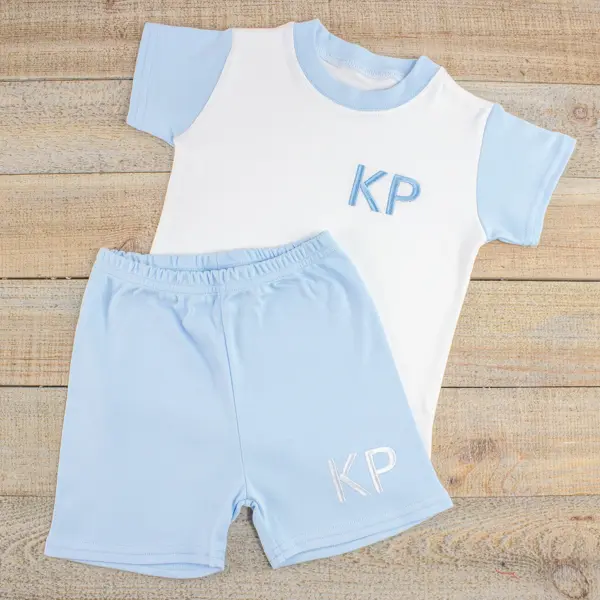 Personalised Baby Boy Summer Loungewear