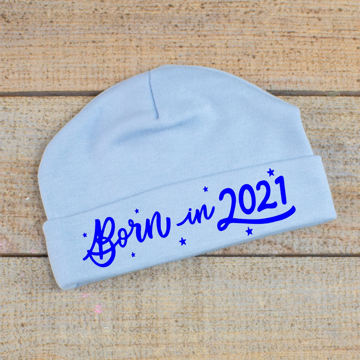 Baby Boy Born in 2021 Hat