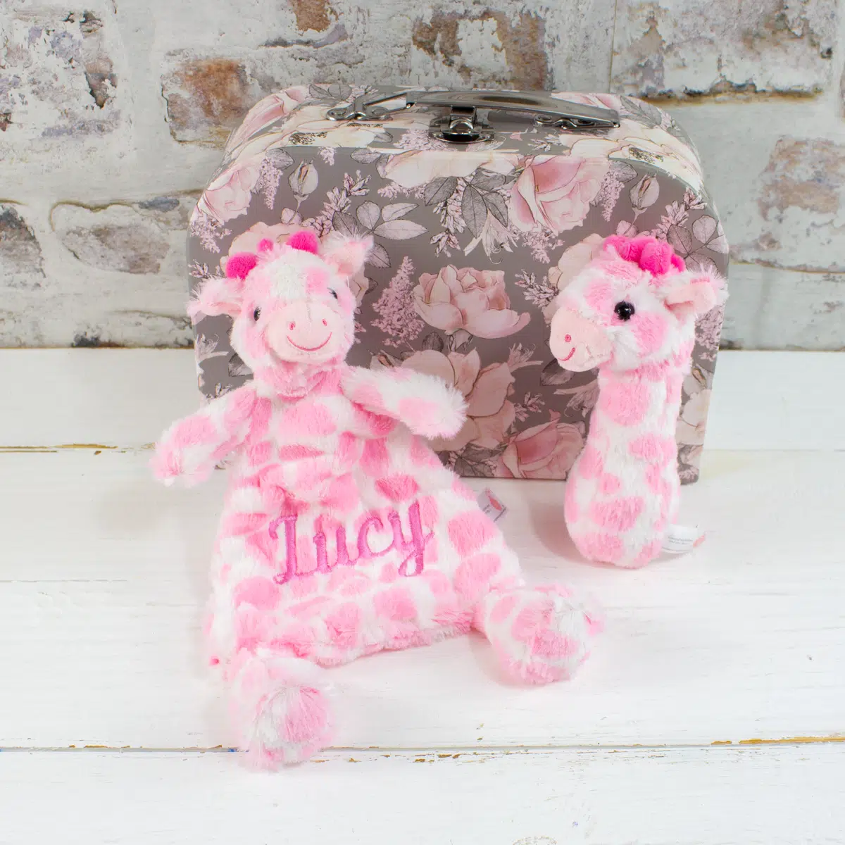 Personalised Baby Girl Pink Gift Hamper