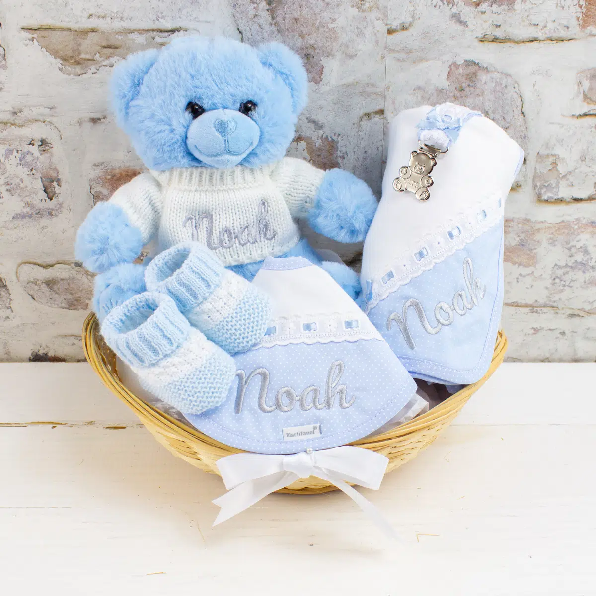 Personalised Blue 'Sweet Baby' Gift Hamper