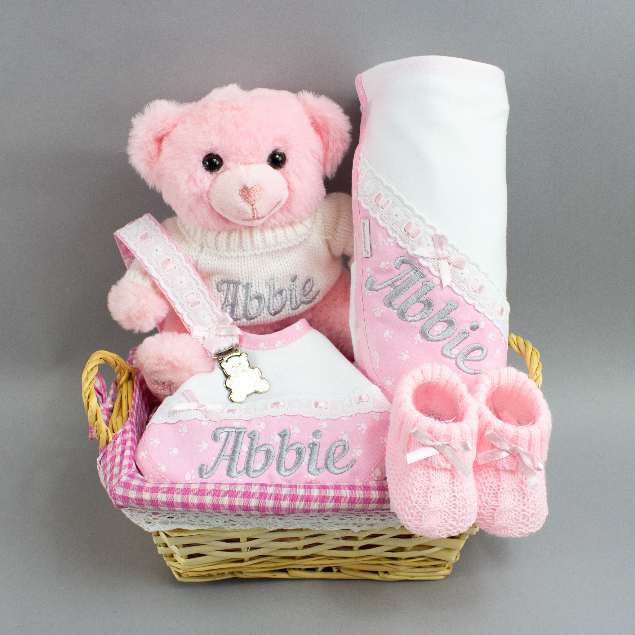Personalised Pink ‘Sweet Baby’ Gift Hamper