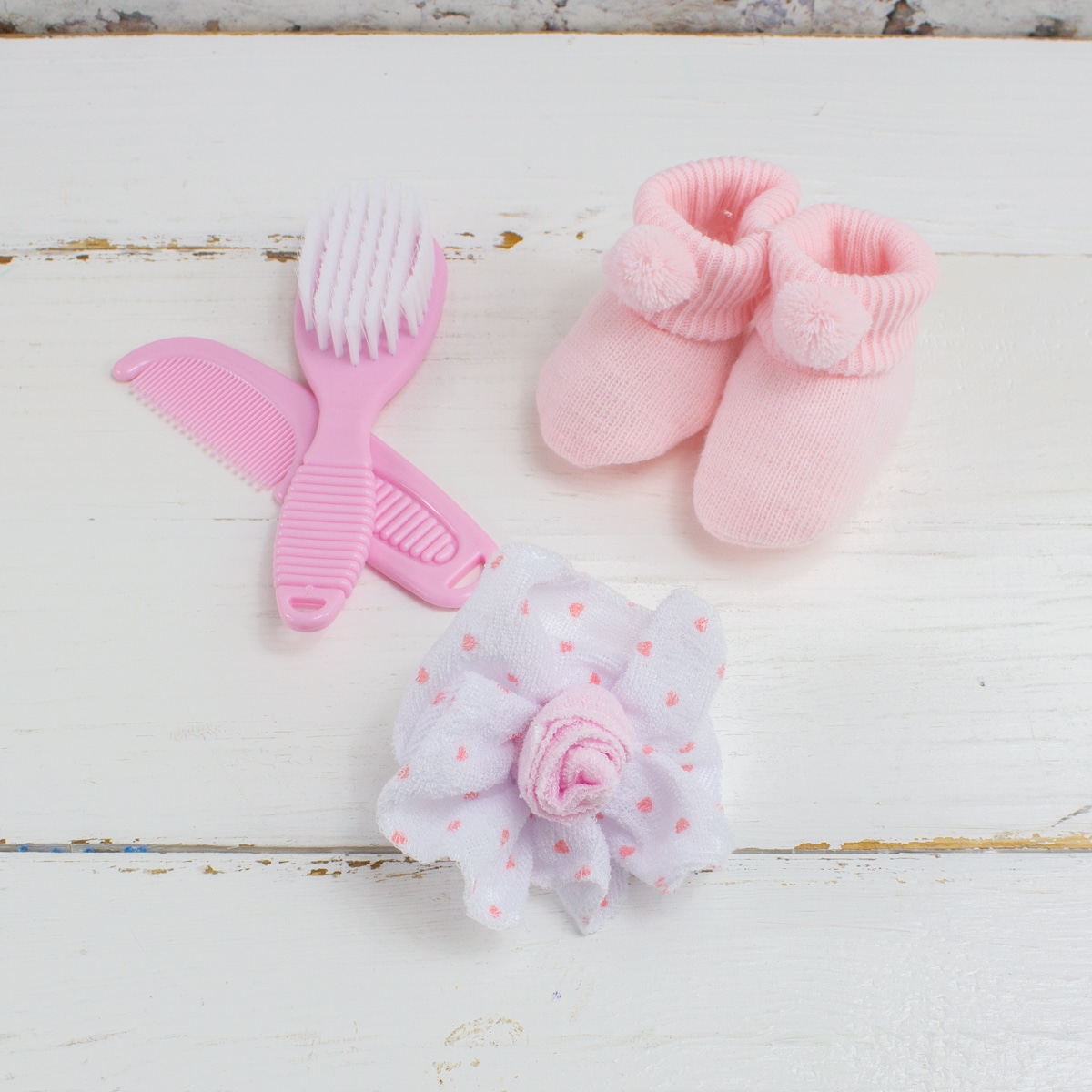 Personalised Pink Baby Girl Gift Set - Accessories