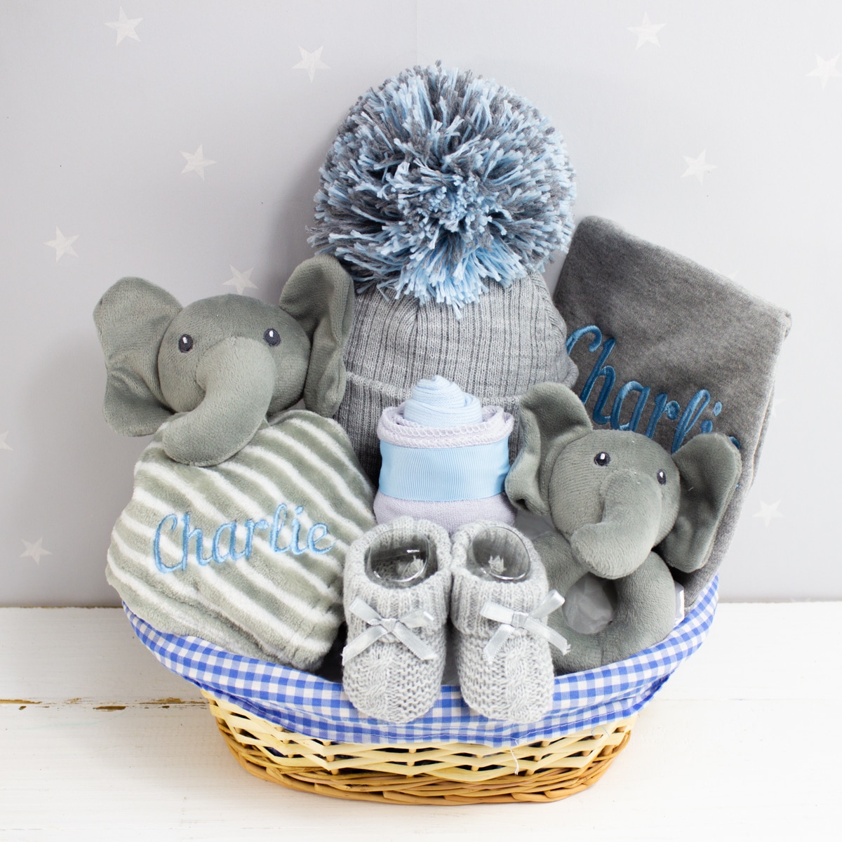 personalised baby boy gift set