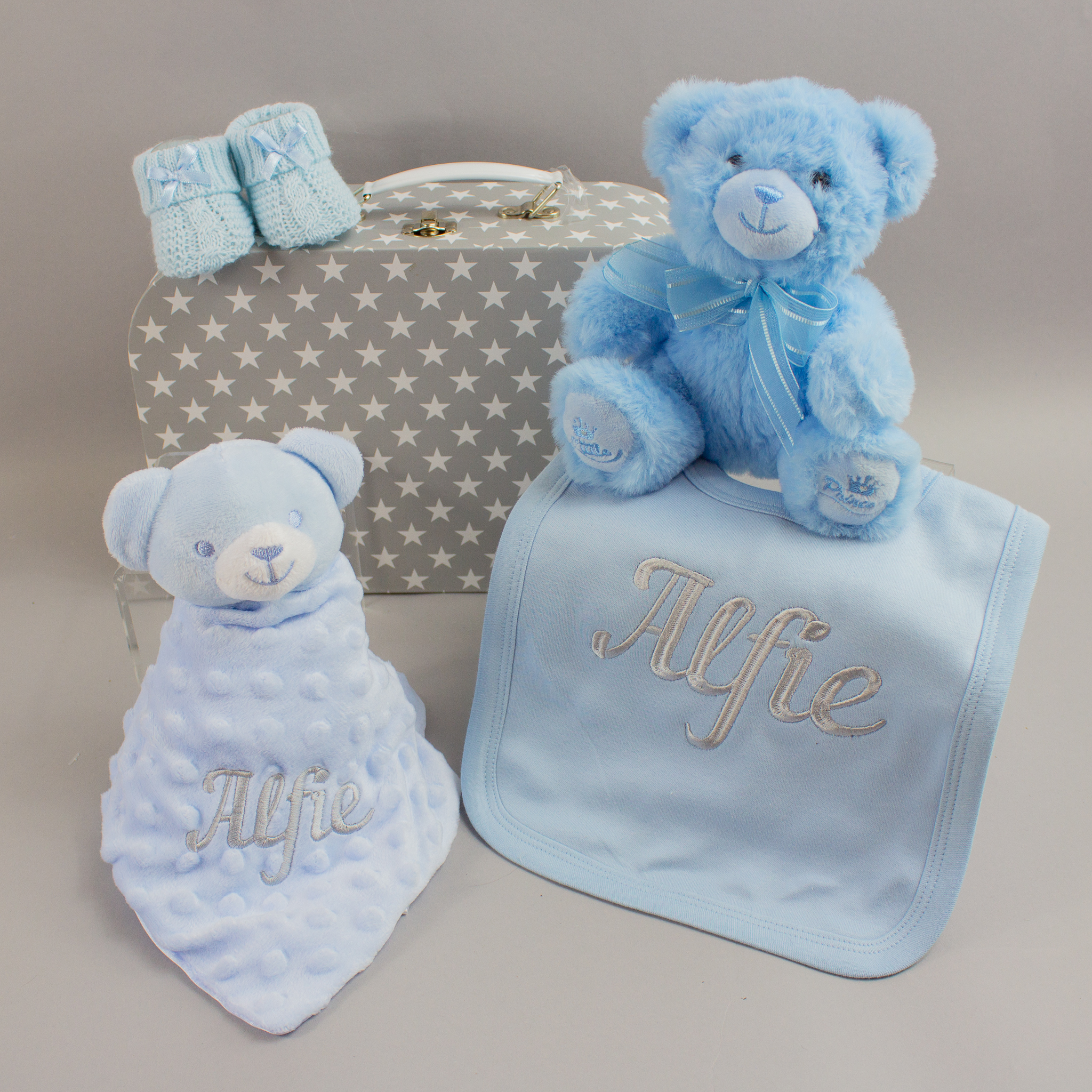 Personalised Baby Boy ‘Homecoming’ Gift Set