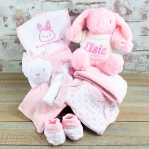 Personalised Baby Girl Clothes Gift Hamper