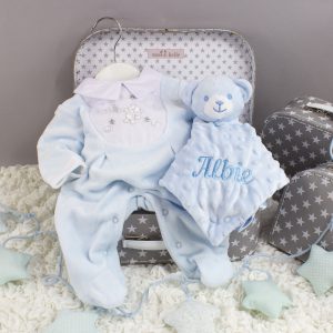 Personalised Baby Boy Gift Basket