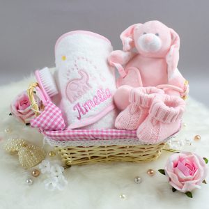 Personalised Baby Girl Gift Hamper